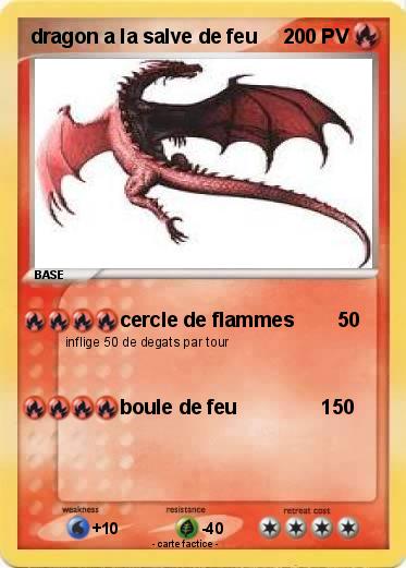 Pokemon dragon a la salve de feu