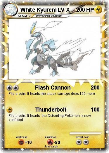 Pokemon White Kyurem LV X