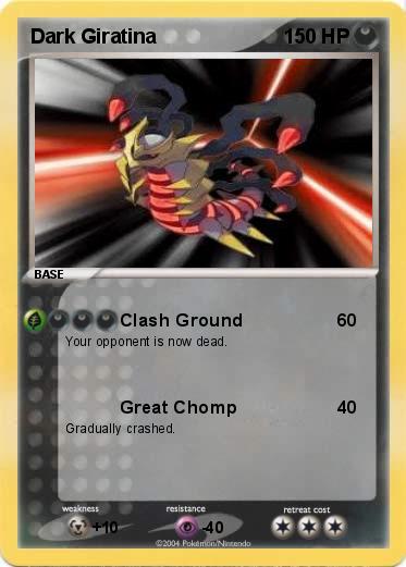 Pokemon Dark Giratina