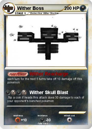 Pokemon Wither Boss