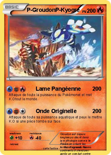 Pokemon P-GroudonP-Kyogre