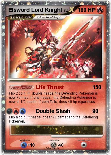 Pokemon Elsword Lord Knight