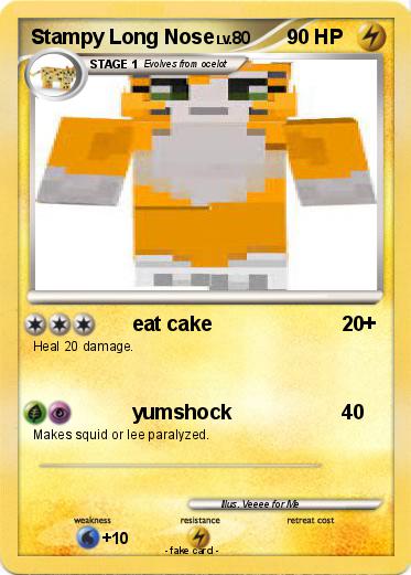 Pokemon Stampy Long Nose