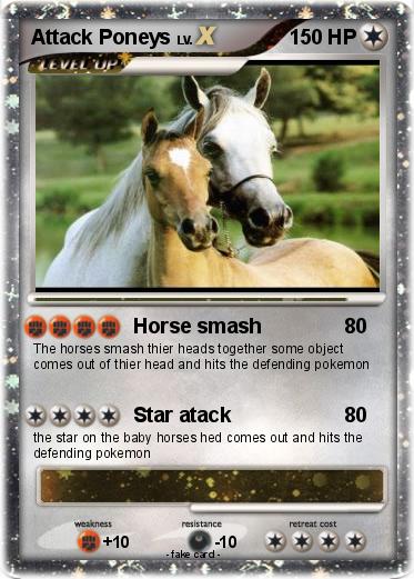 Pokemon Attack Poneys