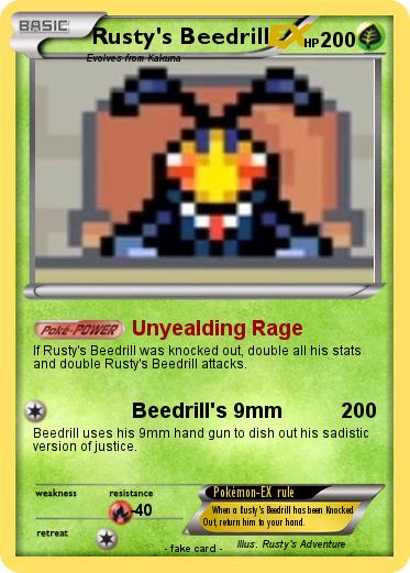 Pokemon Rusty's Beedrill