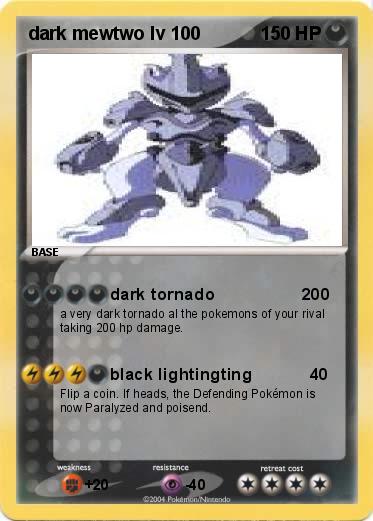 Pokemon dark mewtwo lv 100