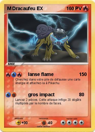 Pokemon M Dracaufeu EX