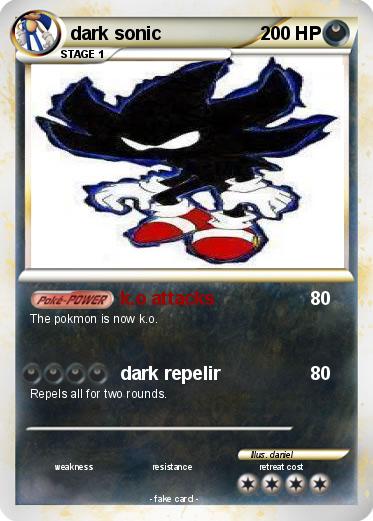 Pokemon dark sonic