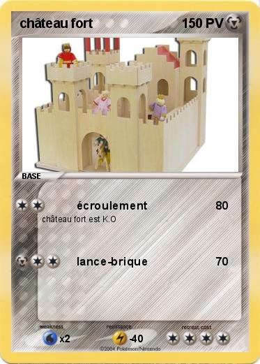Pokemon château fort
