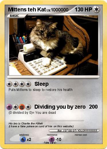 Pokemon Mittens teh Kat