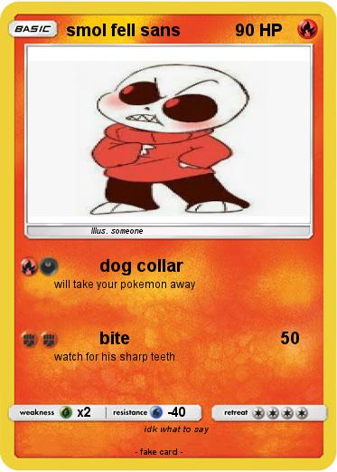 Pokemon smol fell sans