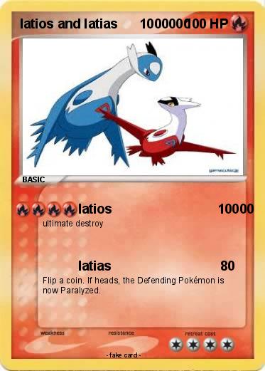 Pokemon latios and latias      1000000