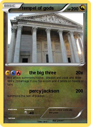 Pokemon tempel of gods