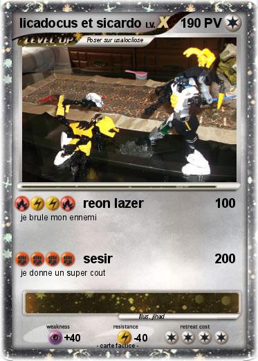 Pokemon licadocus et sicardo