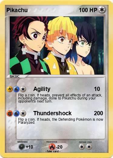 Pokemon Tanjiro Insouke Zenitsu