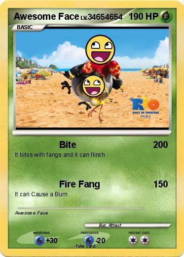 Pokemon Awesome Face