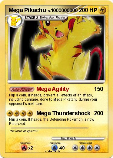 Pokemon Mega Pikachu