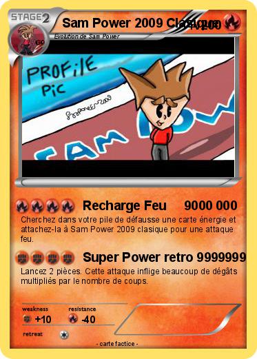 Pokemon Sam Power 2009 Clasique
