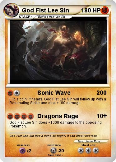 Pokemon God Fist Lee Sin