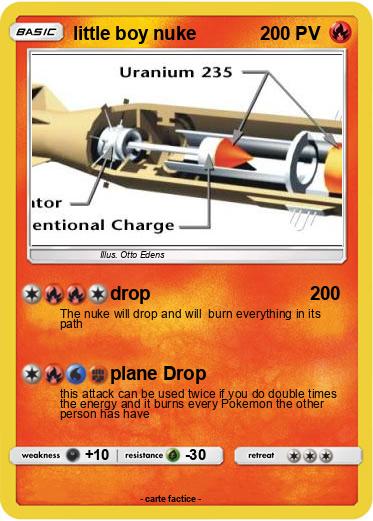 Pokemon little boy nuke