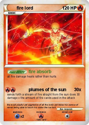 Pokemon fire lord
