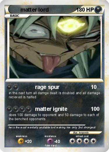 Pokemon matter lord
