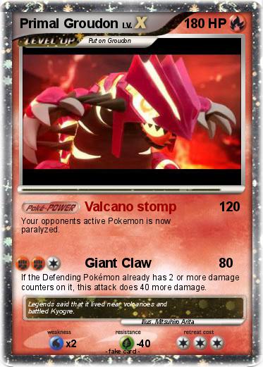 Pokemon Primal Groudon