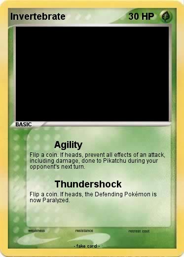 Pokemon Invertebrate