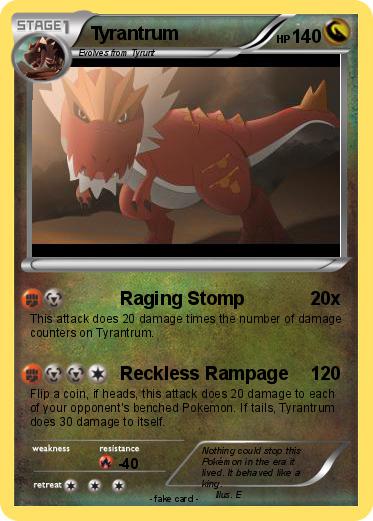 Pokemon Tyrantrum
