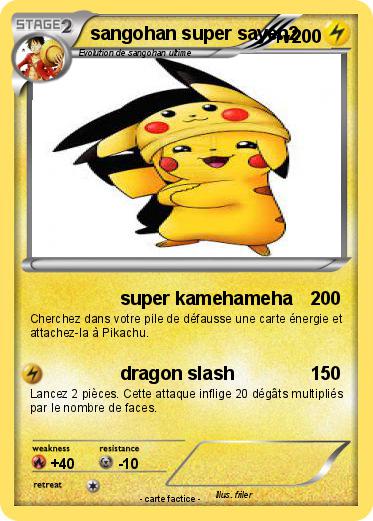 Pokemon sangohan super sayen2