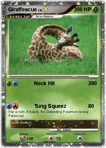 Pokemon Giraffeacue
