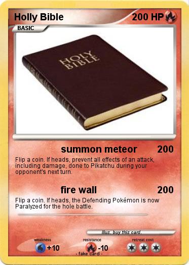 Pokemon Holly Bible