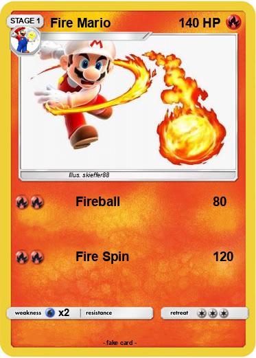Pokemon Fire Mario