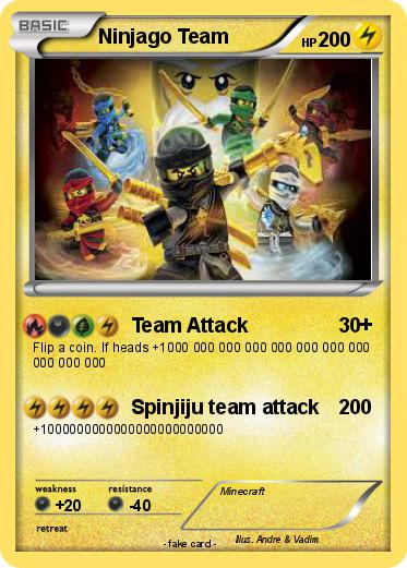 Pokemon Ninjago Team