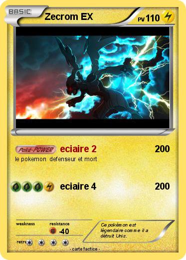 Pokemon Zecrom EX