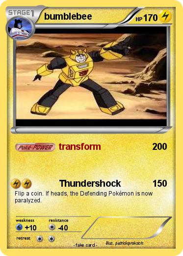 Pokemon bumblebee