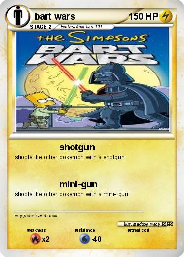 Pokemon bart wars