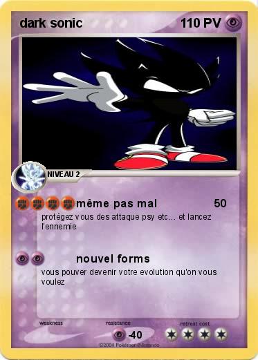 Pokemon dark sonic