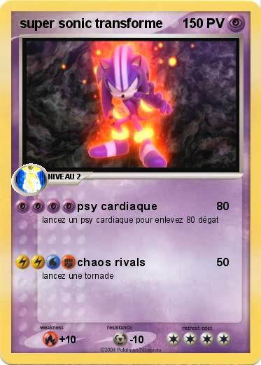 Pokemon super sonic transforme