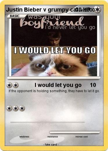Pokemon Justin Bieber v grumpy cat