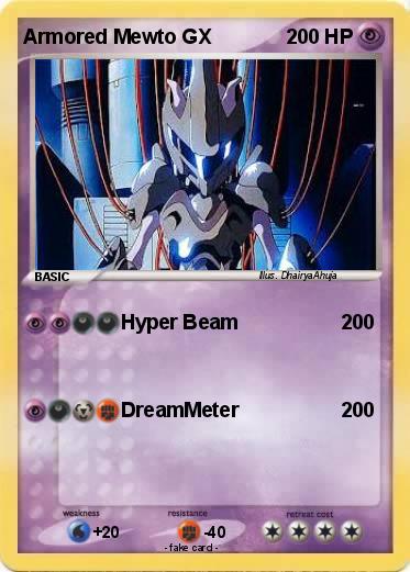 Pokemon Armored Mewto GX