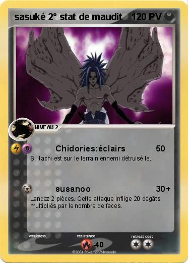 Pokemon sasuké 2° stat de maudit