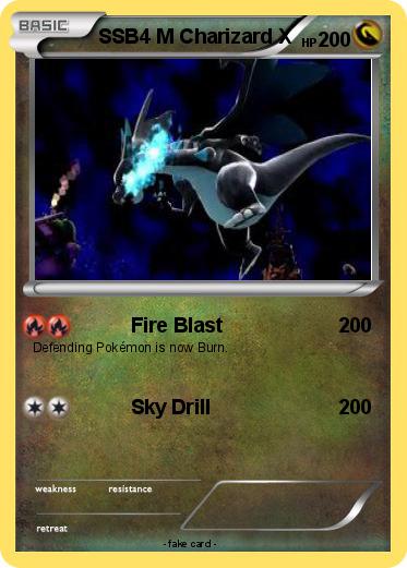 Pokemon SSB4 M Charizard X