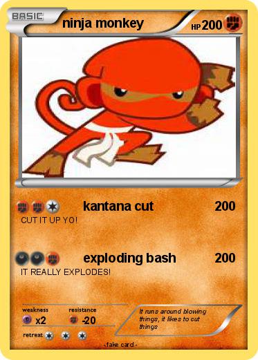 Pokemon ninja monkey
