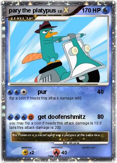 Pokemon pary the platypus