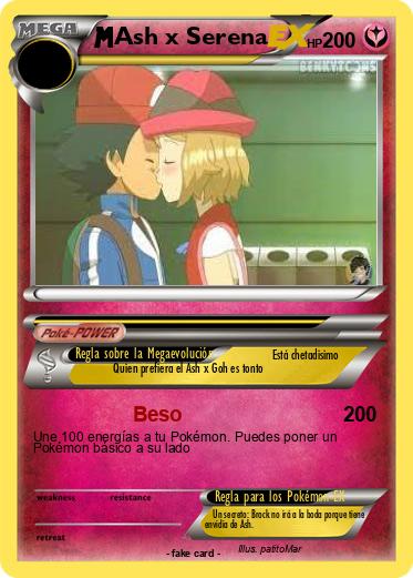Pokemon Ash x Serena