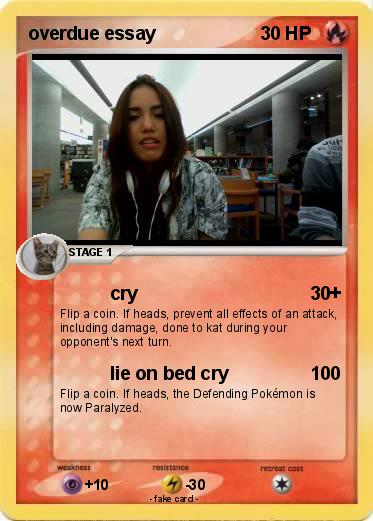 Pokemon overdue essay