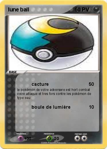 Pokemon lune ball
