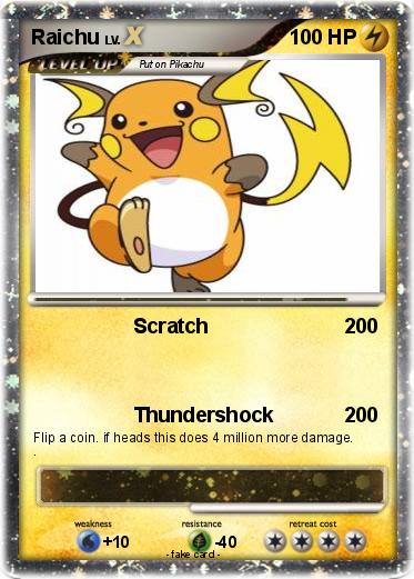 Pokemon Raichu