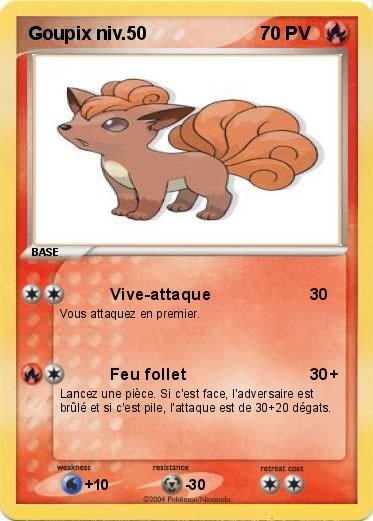 Pokemon Goupix niv.50